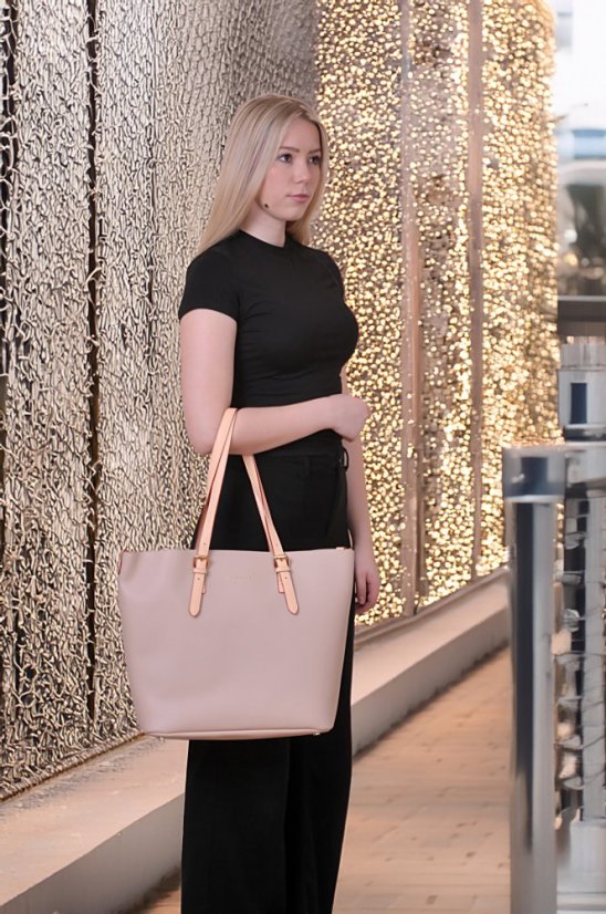 Dámská kabelka Ella Shopper L 49362550 béžová