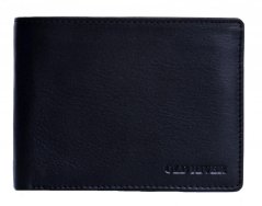 Pánská kožená peněženka s RFID ochranou 261 černá