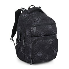 Školní dvoukomorový batoh pro holky ZIPSTER 25 A – šedý