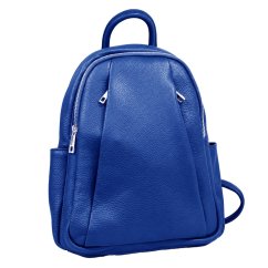 Dámský kožený batoh MaxFLY 5637-D31 Royal modrý