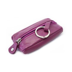 Arwel Kožená klíčenka 619-2418 fuxia