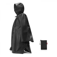 Pláštěnka mini maxi poncho black AN7003 černá