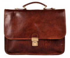 Giglio leather pánská kožená aktovka 224 NZ hnědá