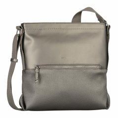 TOM TAILOR Erin Cross Bag M – dámská crossbody kabelka metalická šedá
