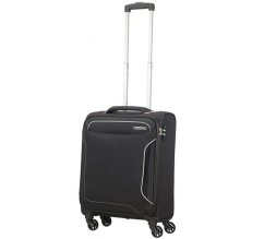 American tourister Malý černý cestovní kufr - kabinové zavazadlo HOLIDAY HEAT SPINNER 55/20 BLACK 106794-1041