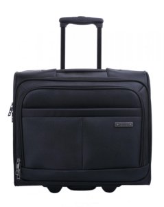 Pilotní kufr na kolečkách 2882-01 černý - poslední kus