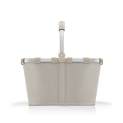 Reisenthel Carrybag Herringbone Sand BK6049 – nákupní koš béžový 22 l