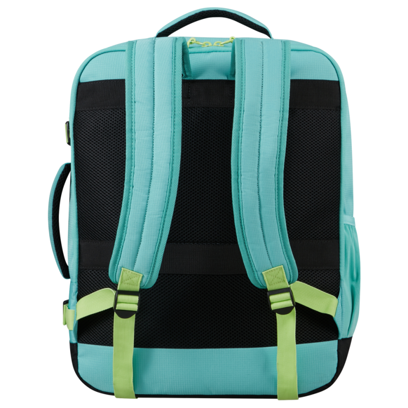 American Tourister TAKE2CABIN Batoh M 45cm Modrý Dusty Turquoise/Lime 38L 149175-A647