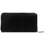 New bags leather Dámská kožená dlouhá peněženka 72658 černá