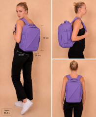 American Tourister TAKE2CABIN Batoh S/M Puff 40cm Fialový (Purple Pulse) 26.5L 160320-A989