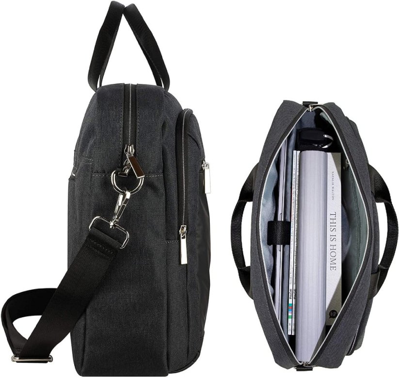 Aktovka na notebook 15" Bugatti Sera business 49630213 šedočerná