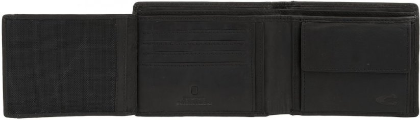 Camel Active Pánská kožená peněženka RFID SAFE černá 280-702-60