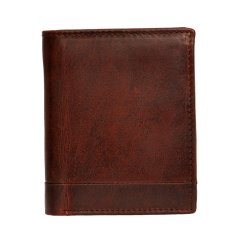 Old River Pánská kožená peněženka XX-09-216 tmavě hnědá