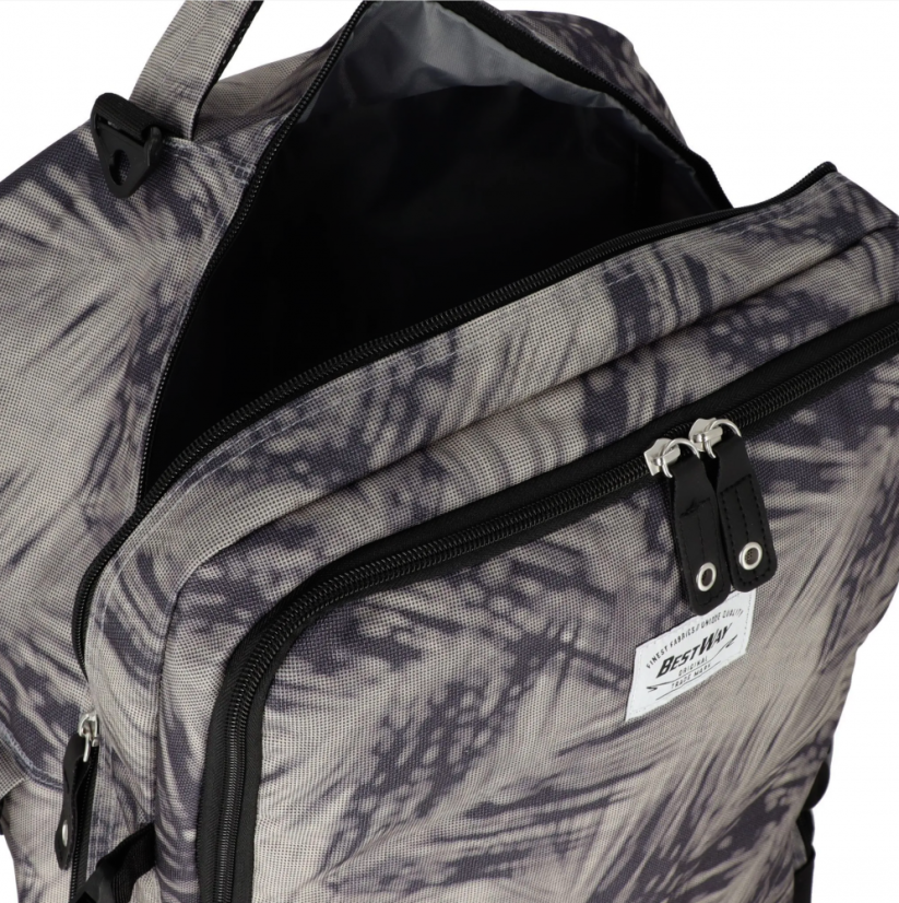 Batoh do letadla Bestway Cabin Pro Print 40 l blue/grey 40252-0129