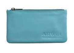 Arwel Kožená kosmetická etue 611-0023 tyrkys