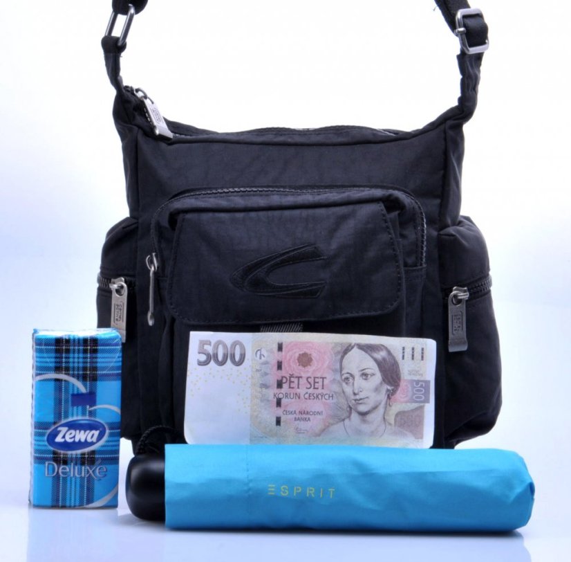 Camel Active Sportovní taška na rameno B00-606-60 černá