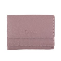 Segali Malá kožená peněženka SG-1756 cameo rose růžová