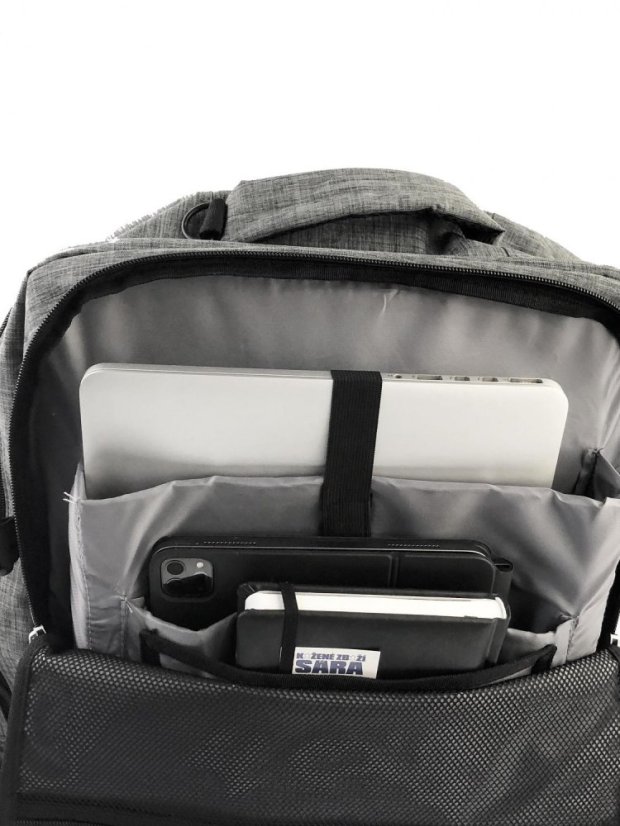 BestWay cestovní batoh CABIN PRO RETRO 40223-1700 světle šedý 40 L