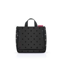 Toaletní taštička Reisenthel Toiletbag Glossy dots black WH7075