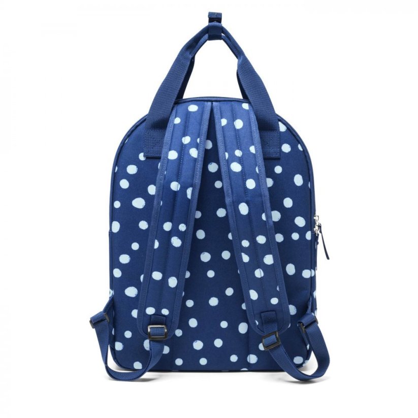 Dámský modrý batoh s puntíky do města Easyfitbag spots navy JU4044