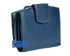 Arwel dámská kožená peněženka s rámečkem 511-4357 modrá