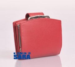 Arwel Dámská kožená peněženka s rámečkem 511-4357 červená