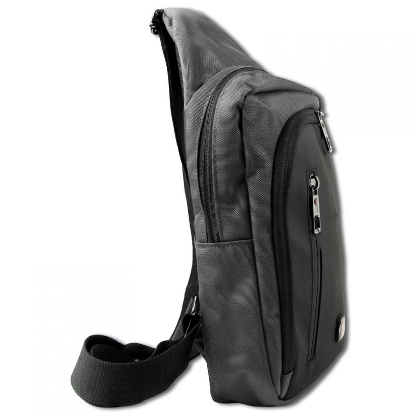 Bodybag batoh na jedno rameno ME-047 šedý