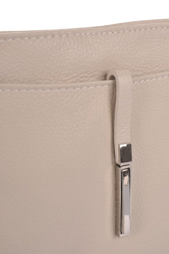 MaxFly kožená kabelka 5085 béžová