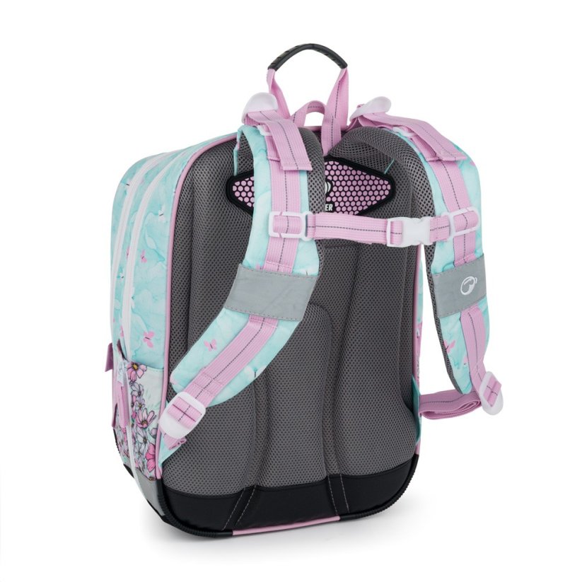 Bagmaster ALFA 25 A velký školní set pro prvňáčky – víla (batoh + penál + sáček + lahev + box)