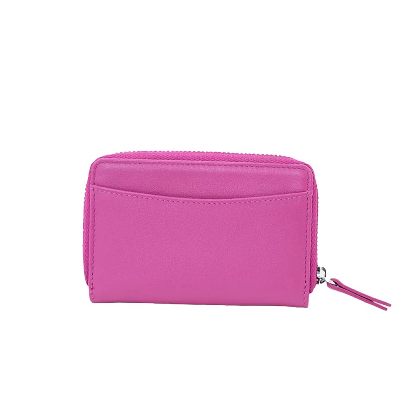 Braun Büffel Mini peněženka JOY z pravé kůže s RFID ochranou – kompaktní a stylová  růžová 41311-294-087