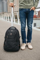 Pánský batoh na kolečkách Cornell 15, Trolley Backpack Black 47085-001