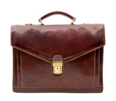 Giglio leather Pánská kožená aktovka 902 hnědá