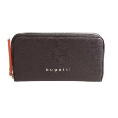 Dámská koženková peněženka Bugatti Ella 49663102 tmavě hnědá