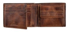 Camel Active kožená malá peněženka 247-702-29 hnědá