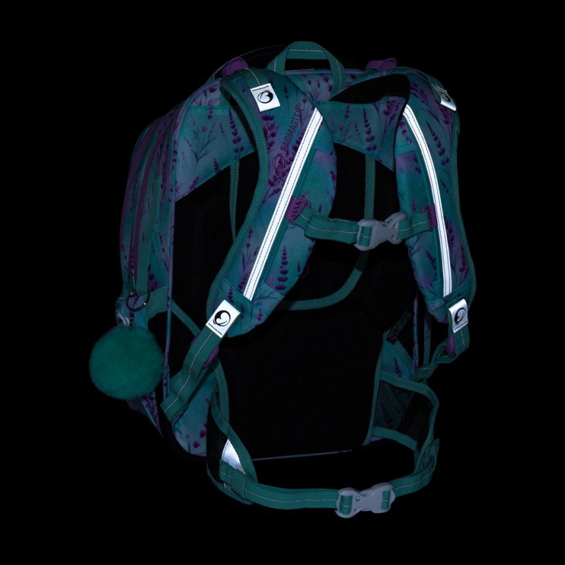 Bagmaster 'LUMI 26 B velký školní set  (batoh, sáček, penál, lahev a box )- kůň, lehký ergonomický set pro prvňáčky