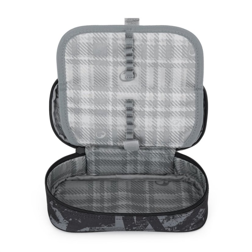 Bagmaster školní set NOMAD 25 B – černo-šedý (batoh + penál)