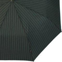 Luxusní lehký deštník Fiber T1 AC 89874740 STRIPS černý/šedý
