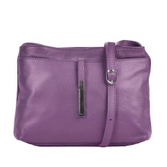 Dámská kožená crossbody kabelka 5085 fialová - 2. jakost