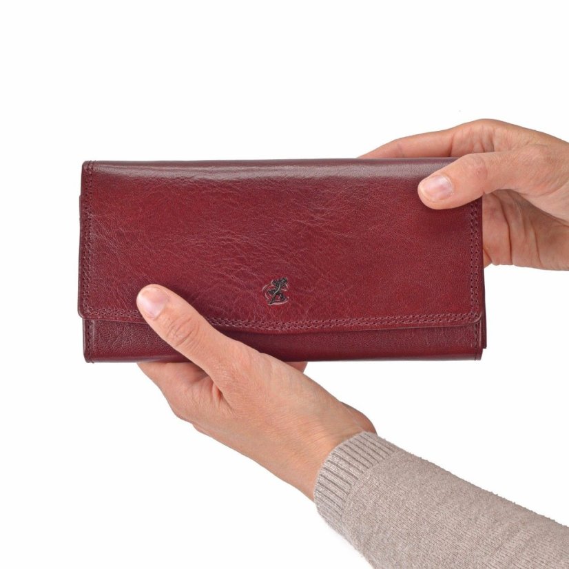 Dámská kožená peněženka 4466 KOMODO BORDEAUX
