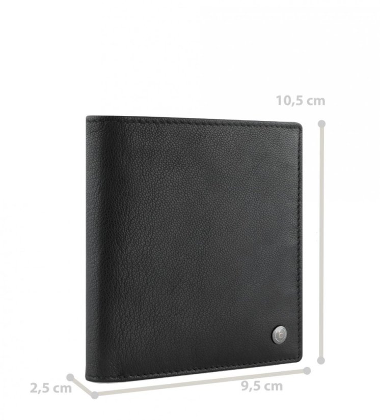 Bugatti Black Magic pánská kožená peněženka 49123401 černá