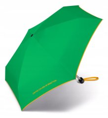 Deštník skládací Benetton Ultra mini flat green 56404 zelený/žlutý