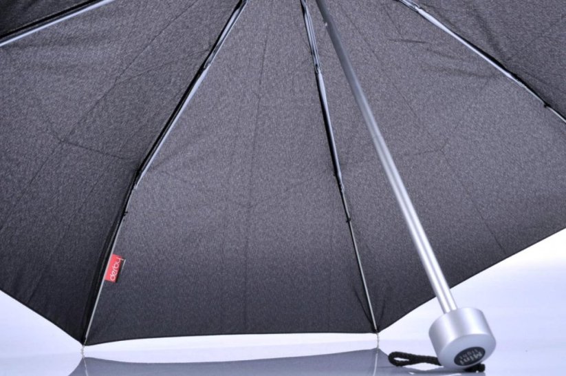 Skládací odlehčený černý deštník Mini Light uni 722166CZ