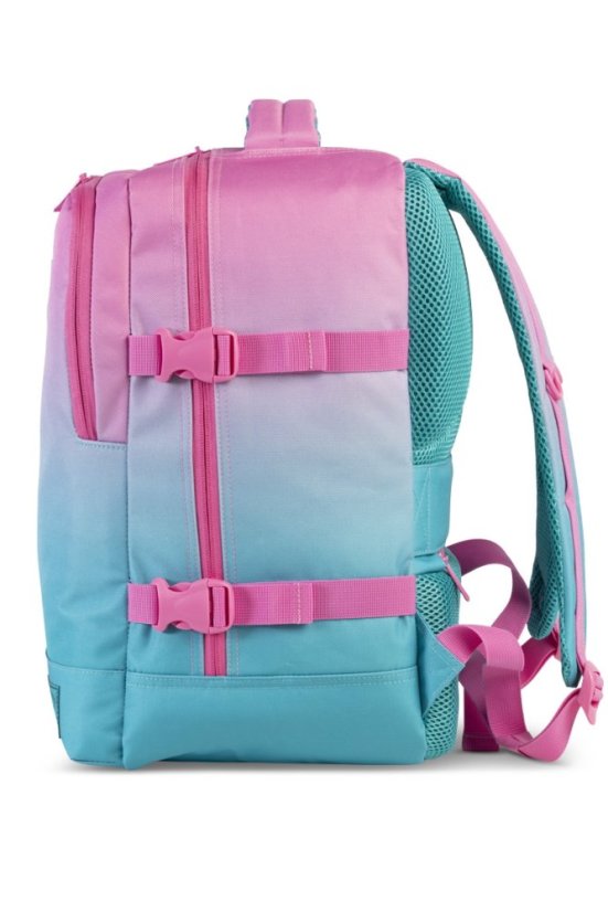 BESTWAY Batoh do letadla 40 x 25 x 20 cm  cabin pro Small 40290-2522 modro/růžový