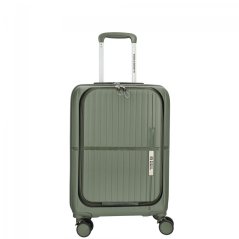 Kabinový kufr s vyklápěcí kapsou Tokyo 55 × 35 × 20 cm – 35 L zelený 21003-55-029