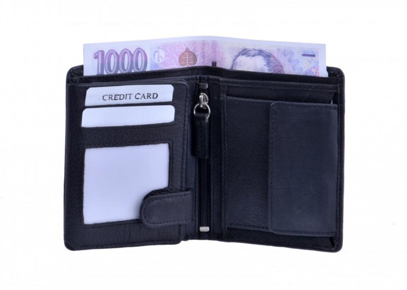 Pánská malá kožená peněženka TK-002