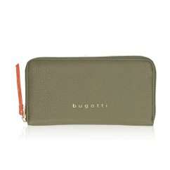 Dámská koženková peněženka Bugatti  Ella 49663150 zelená-olivová