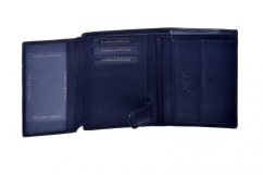 Pánská peněženka kožená černá s RFID DATA SAFE ochranou LBC-110