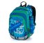 Bagmaster velký set ALFA 21 B (batoh + penál + sáček box na svačinu Lunch Box 013 B a lahev BOTTLE 20 B)