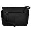 Dámská kožená kabelka přes rameno New Bags Leather LB-678 černá