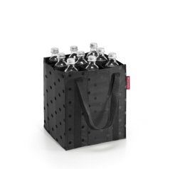 Nákupní taška na lahve Reisenthel Bottlebag Glossy dots black ZJ7075